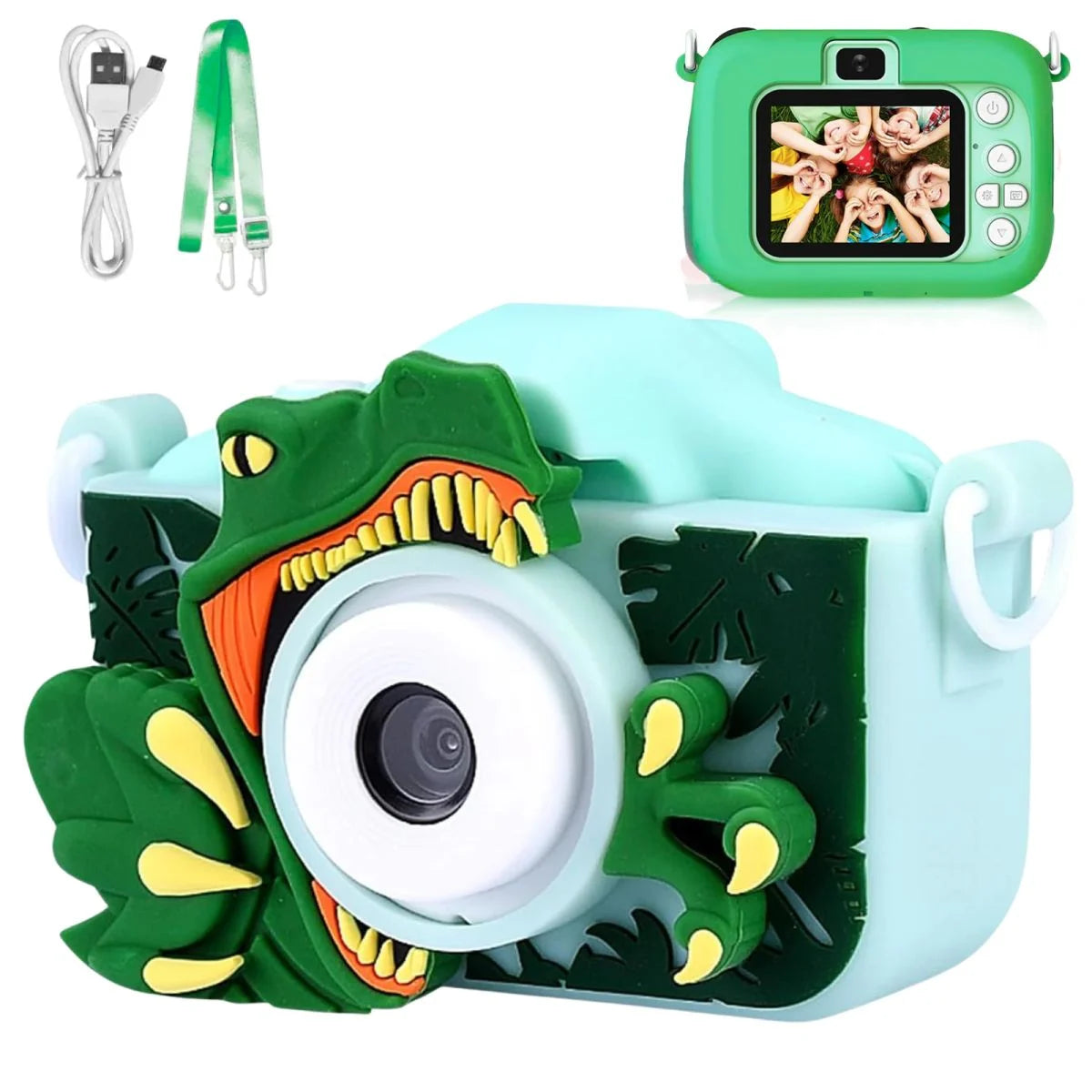 Camera Foto pentru Copii cu Ecran Dino