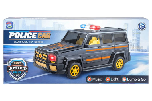 Mașină de poliție interactivă cu lumini și sunete