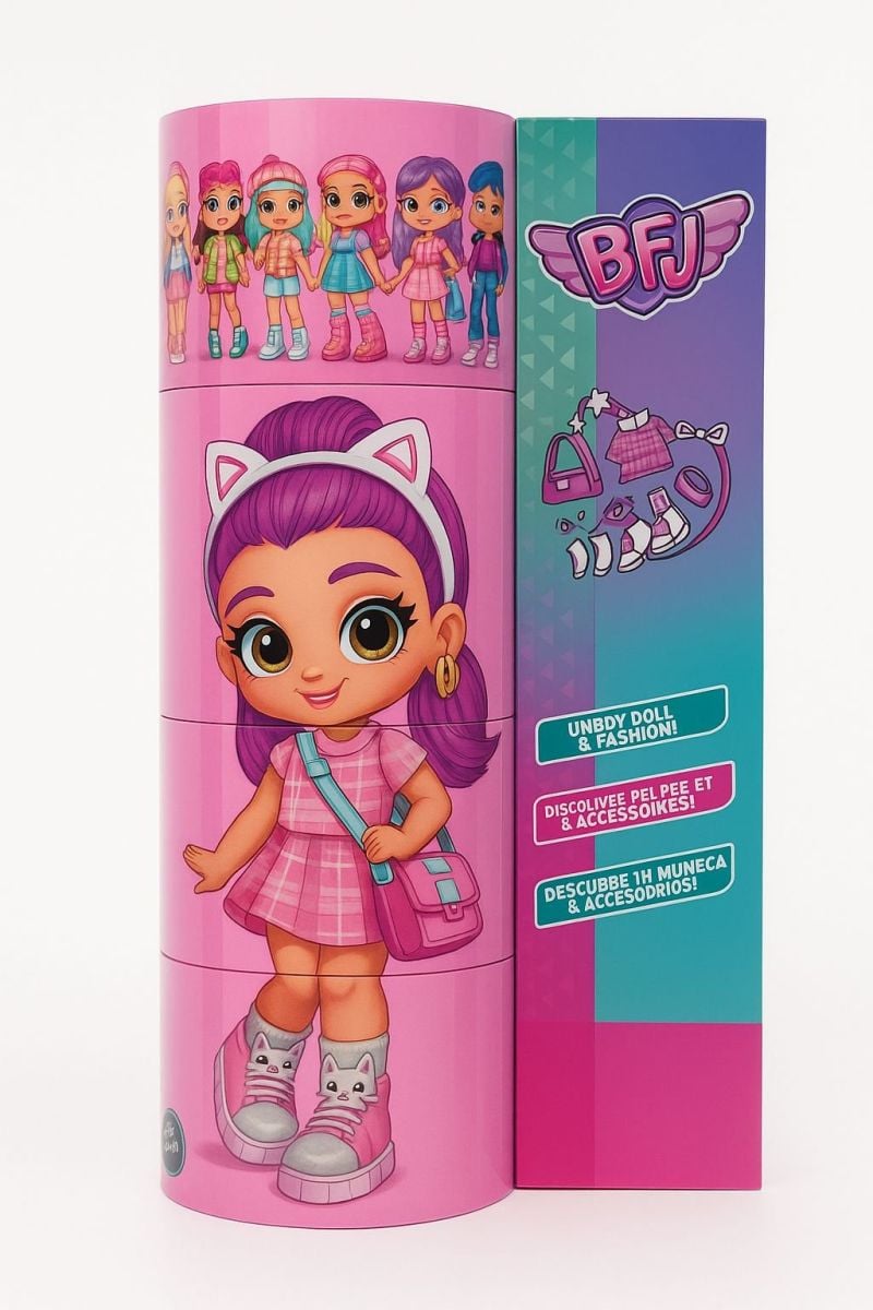 Papusa Surpriza BFJ cu Accesorii Fashion